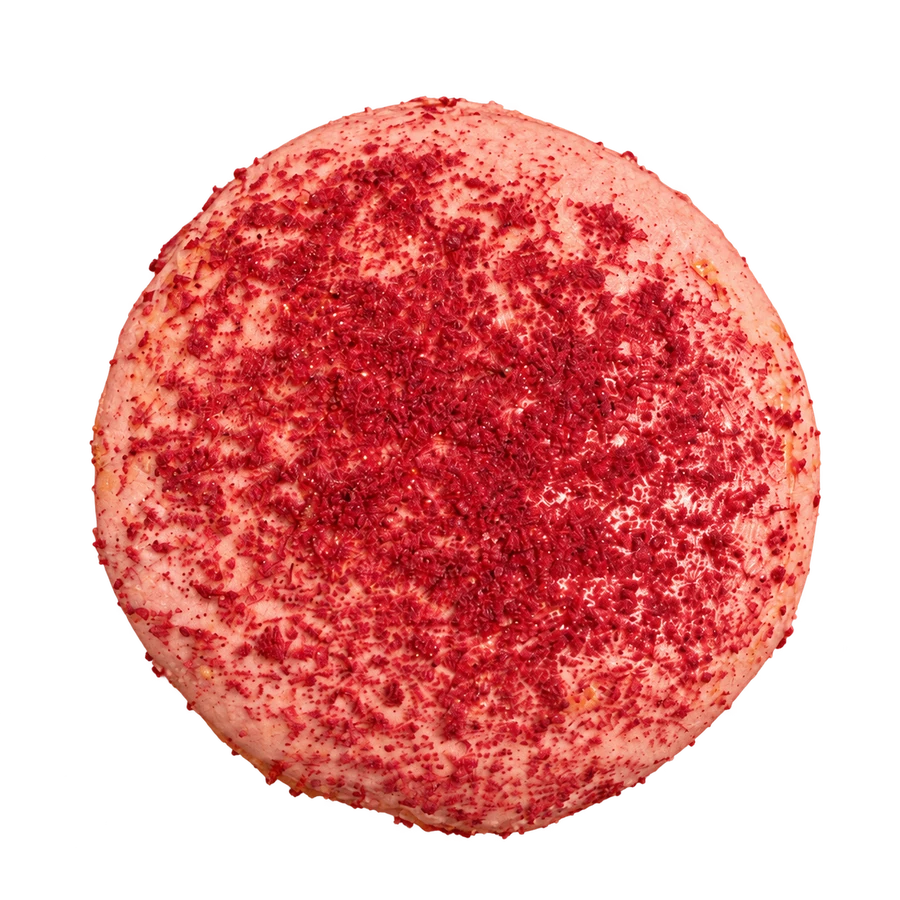 Rosy Dusk raspberry macaron